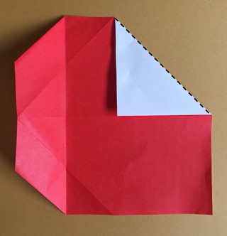 ハートの箸袋の折り方10